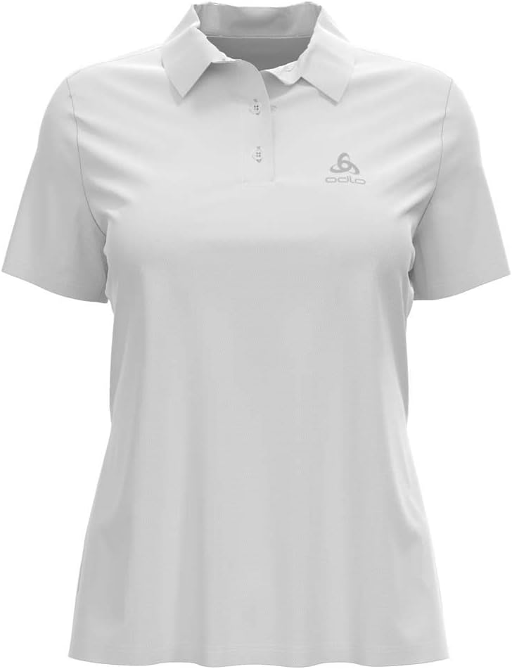 Odlo Damen Polo Shirt S/S Cardada Polohemd XS Weiss, XS Weiss