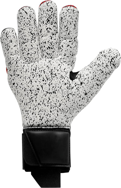 uhlsport Unisex Jugend Powerline Supergrip+ Finger Surround Fussball Torwarthandschuhe 9 schwarz/rot