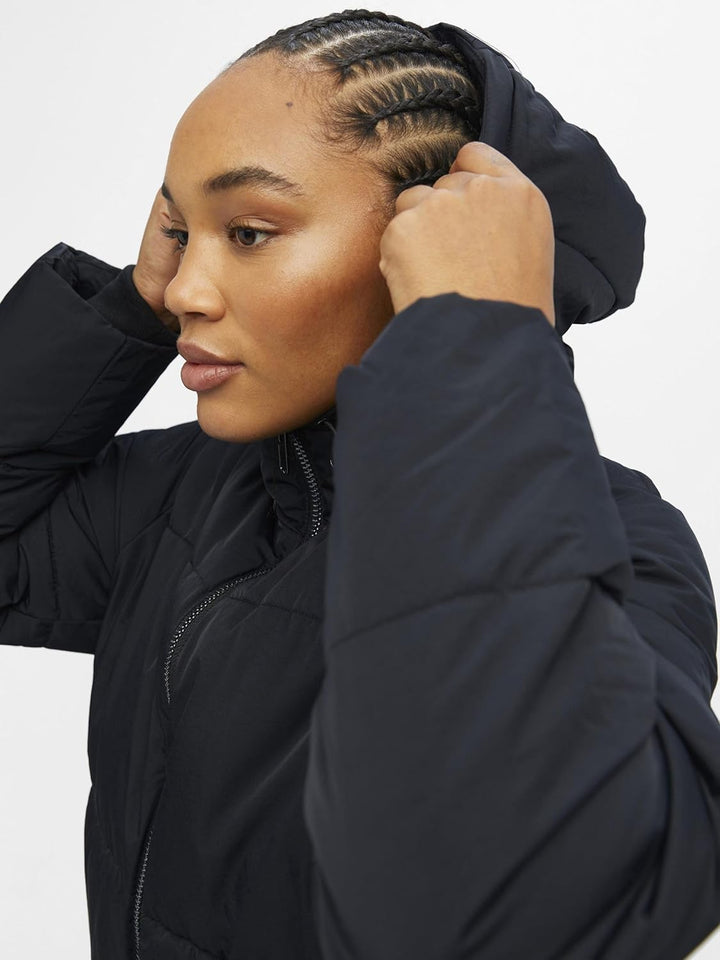 Object Female Steppjacke OBJZHANNA M Schwarz, M Schwarz