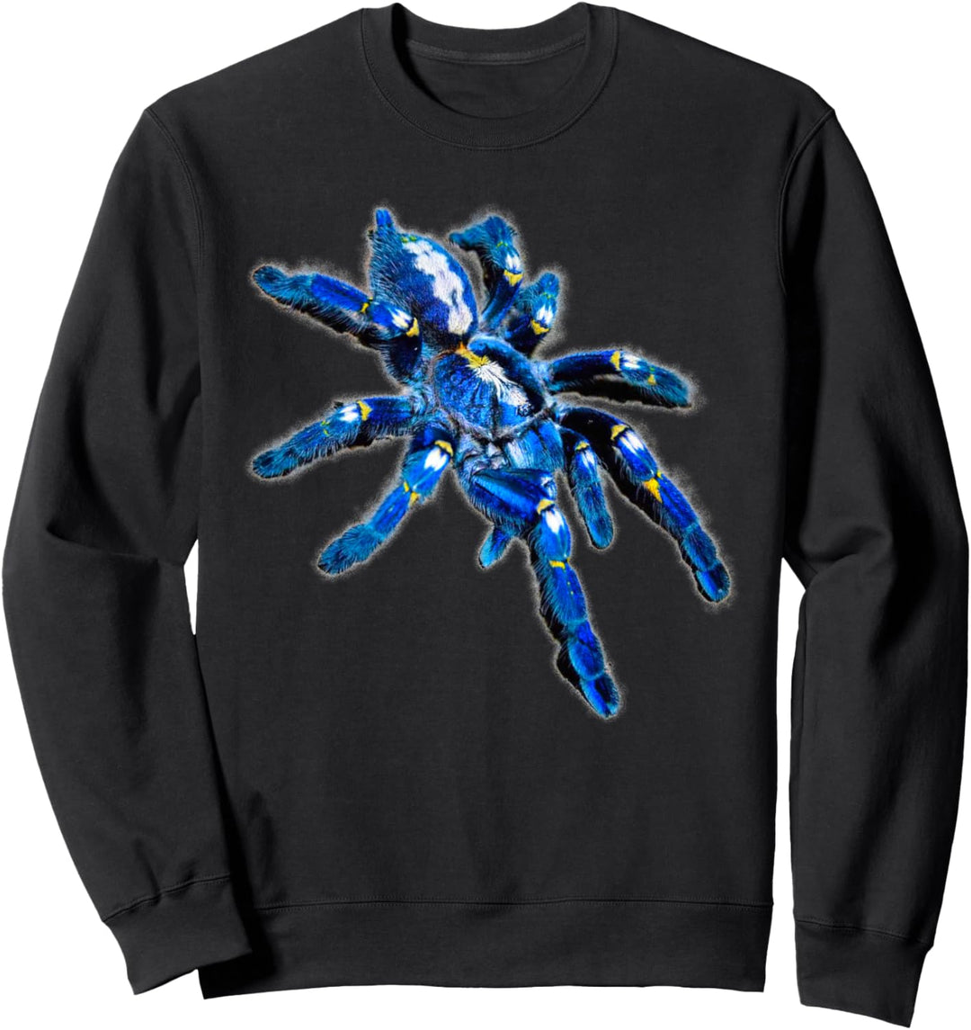 Blaue Tarantelspinne Poecilotheria Sweatshirt