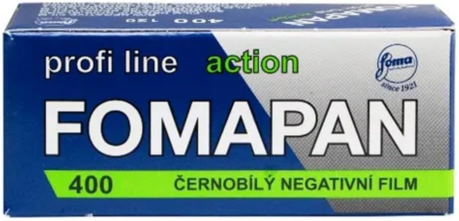 400 ASA B+W Rollfilm 120mm + Filmentwicklung + Scann mit Rückversand der Negative