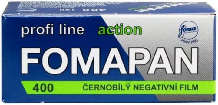 400 ASA B+W Rollfilm 120mm + Filmentwicklung + Scann mit Rückversand der Negative