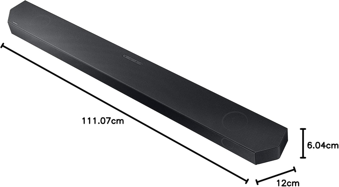 SAMSUNG Soundbar HW-Q700C/ZF Q-Serie, 9 Lautsprecher, Wireless Dolby Atmos, 3.1.2-Kanal-Audio, Q-Sim