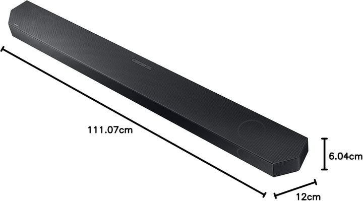 SAMSUNG Soundbar HW-Q700C/ZF Q-Serie, 9 Lautsprecher, Wireless Dolby Atmos, 3.1.2-Kanal-Audio, Q-Sim