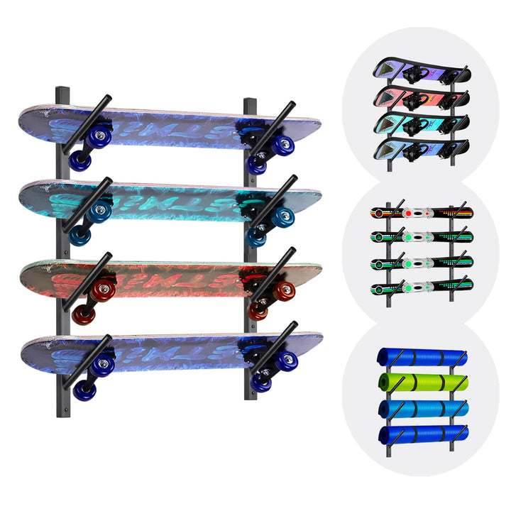 Skateboard Wandhalterung, Skateboard Halterung, Snowboard Wandhalterung, Snowboard Halterung Wand, S