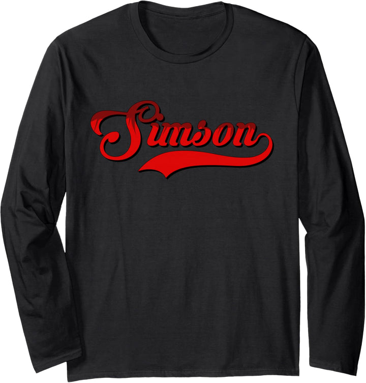 Simson Oldtimer S51 Moped Geschenk Langarmshirt