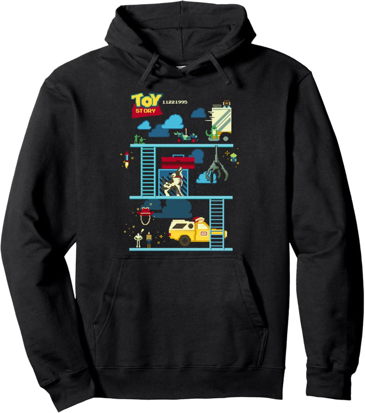Disney Pixar Toy Story 8-Bit Classic Game Pullover Hoodie