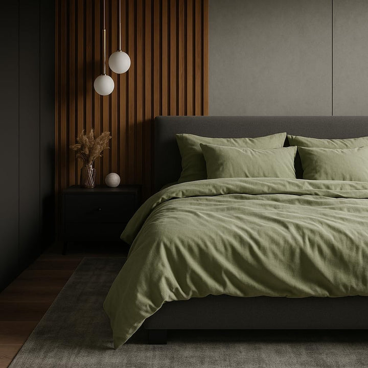 VEL VET HOME VelvetHome Deluxe Bettwäsche 155x220 Baumwolle Bettbezug 155x220 cm mit Kissenbezug 80x