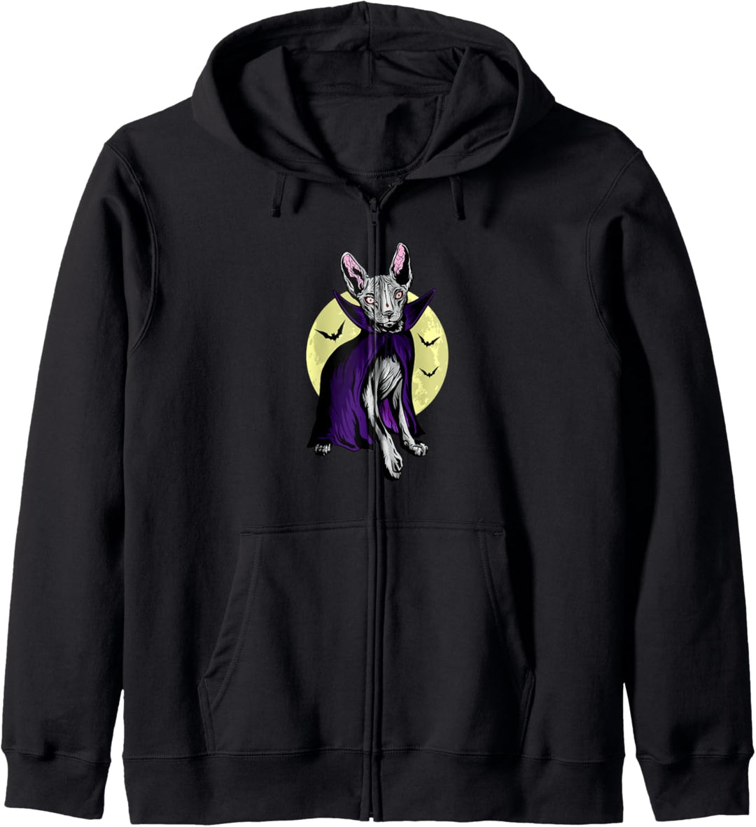 Lustiges Fledermaus Design für Halloween Halloweenparty Kapuzenjacke