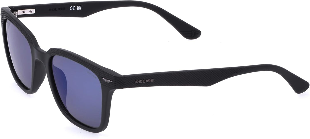 Police Unisex Sunglasses 52 Schwarz, Matt, 52 Schwarz, Matt