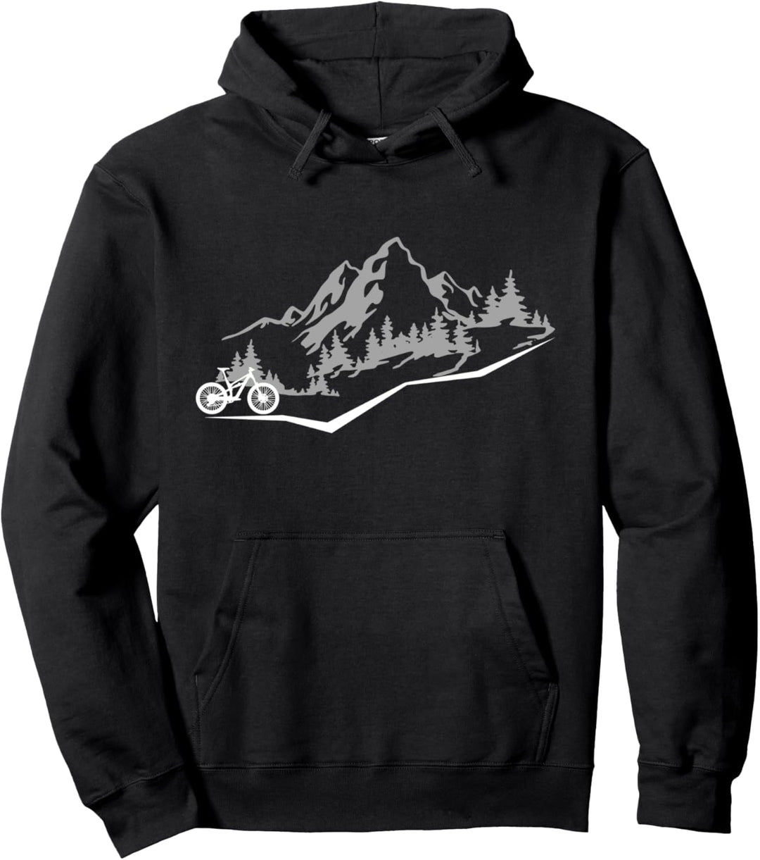 Mountainbike, Mountainbike, Biker, Radfahrer. Pullover Hoodie