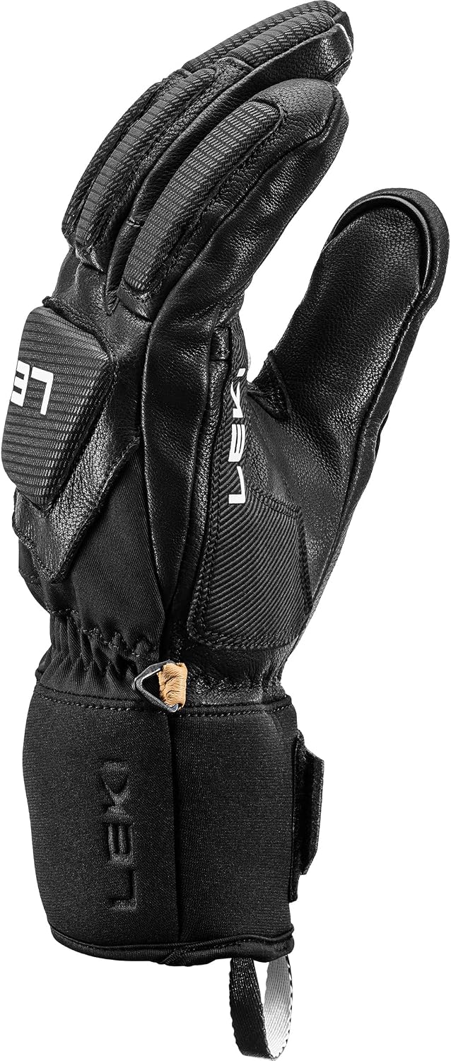LEKI Griffin Pro 3D Handschuhe Skihandschuhe Fingerhandschuhe 8.5 schwarz-hellbraun, 8.5 schwarz-hel
