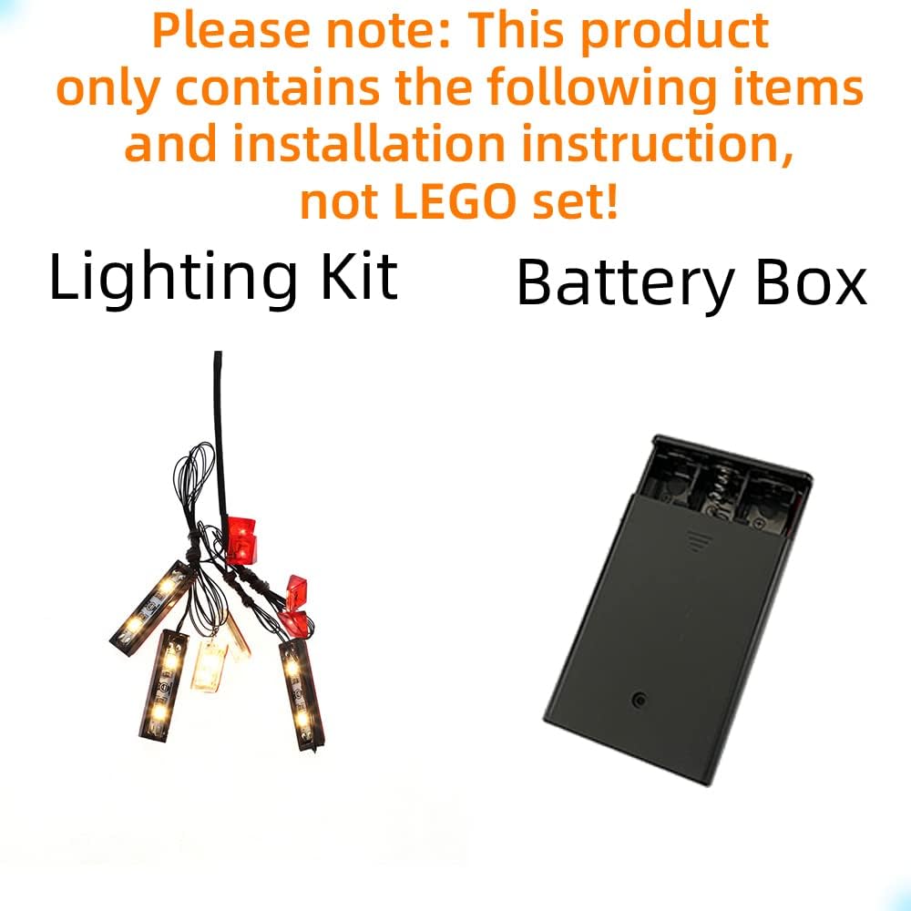 GEAMENT LED Licht-Set Kompatibel mit Lego Ford F-150 Raptor Pick-Up Truck - Beleuchtungsset für Tech