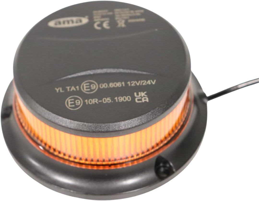 Ama Traktor Blinken: 18 LEDs, 12-24 V x 3 W, 7 Funktionen, flexibler Aluminiumsockel