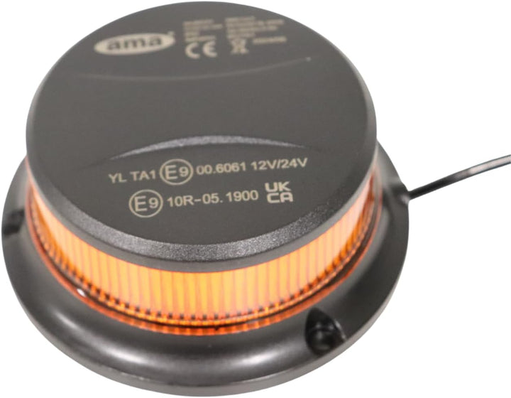 Ama Traktor Blinken: 18 LEDs, 12-24 V x 3 W, 7 Funktionen, flexibler Aluminiumsockel