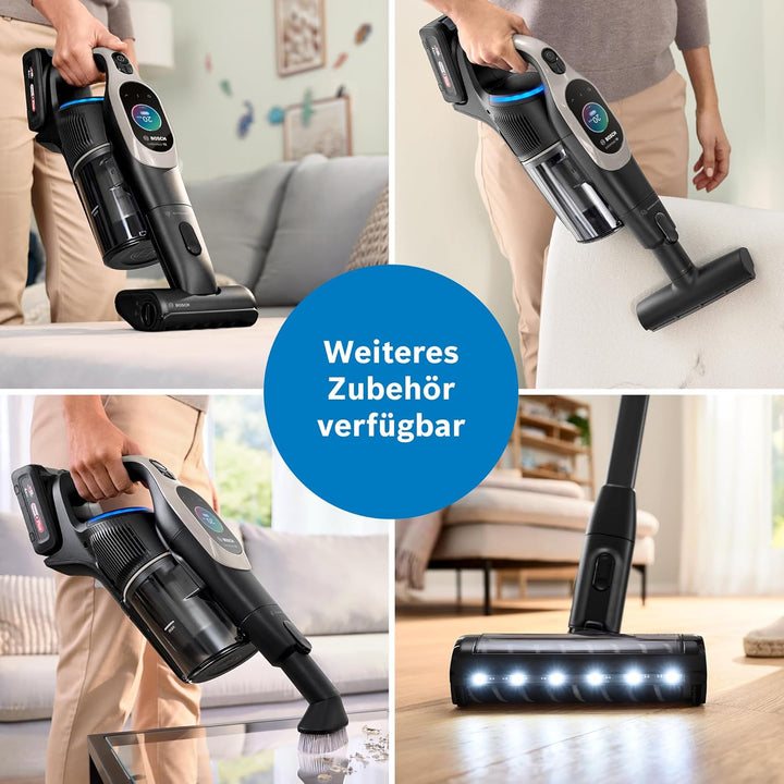 Bosch Schnellladegerät für Akku-Staubsauger BHZUC1844, kurze Ladezeit für austauschbare 18V Power Fo