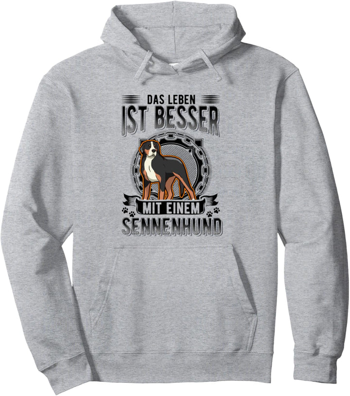 Grosser Schweizer Sennenhund Schweizer Hund Pullover Hoodie
