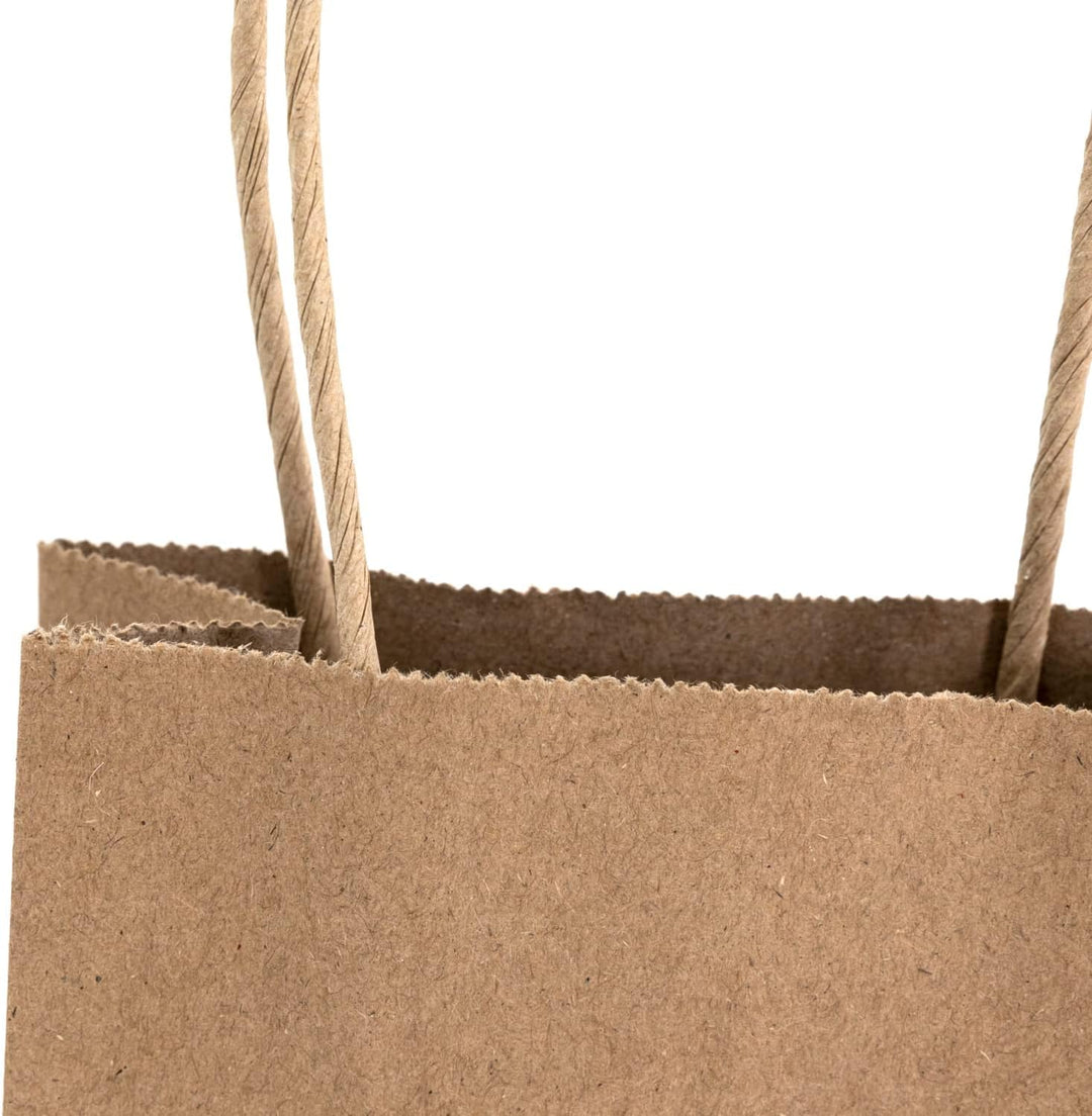 Idena 60058 - Papiertüten, 20 Stück, 12 x 5 x 15 cm, Geschenktüten, Kraftpapier Tüten, Basteltüten z