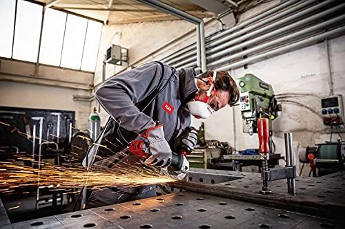 Flex Winkelschleifer (Schleifer 1500W, 125mm) LE 15-11 125 230/CEE - 447.722, Rot Schwarz