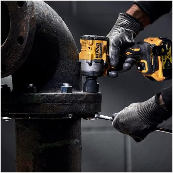 DeWalt Impacto sin escobillas XR 18V 1/2" 406Nm con anillo de retención 2 baterías Li-Ion 5Ah y male