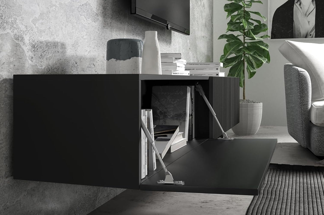 Wuun® TV-Lowboard Somero I 100cm bis 360cm I TV-Schrank &amp; Hängeschrank für Wohnzimmer I Verschiedene