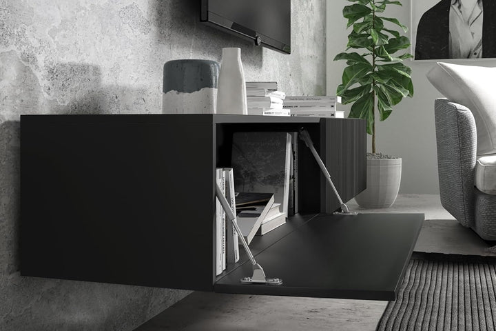 Wuun® TV-Lowboard Somero I 100cm bis 360cm I TV-Schrank &amp; Hängeschrank für Wohnzimmer I Verschiedene