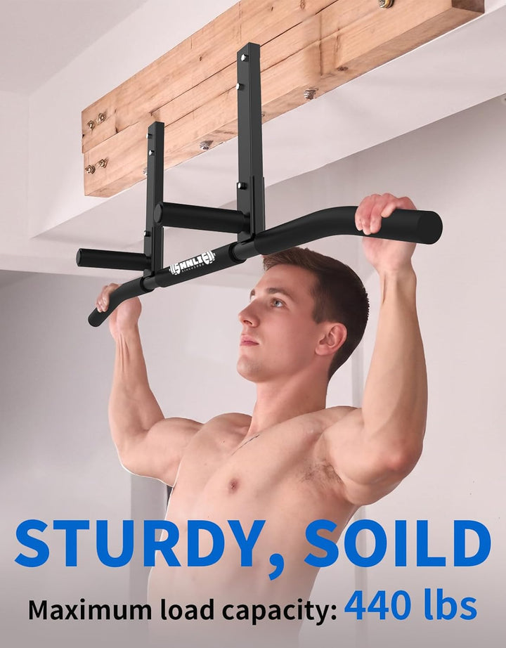 Klimmzugstange, Deckenmontage, Klimmzugstange für Zuhause, Fitnessstudio, Balken, Sparren, einfache