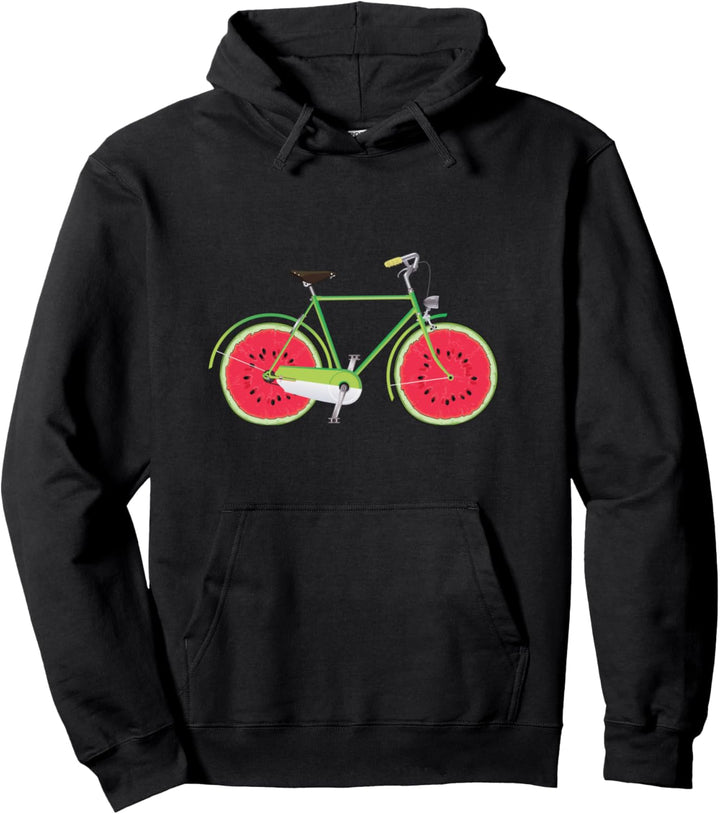 Fahrrad Bike Radsport Wassermelone Radfahren Biker Geschenk Pullover Hoodie