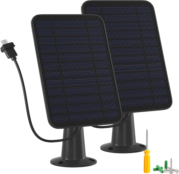 5 W Solarmodul-Ladegerät, kompatibel mit Blink Outdoor/Outdoor (3. Generation)/XT XT2 Kamera, Solarp