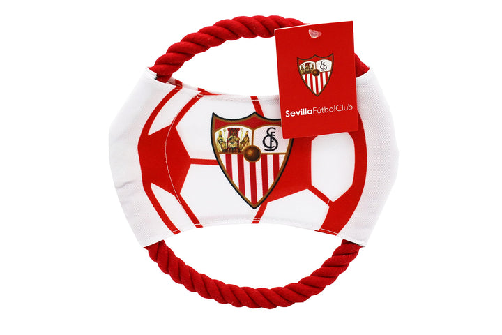 CYPBRANDS Sevilla FC JU-02-S Hundespielzeug mit Seil SFC Rot (Unica)