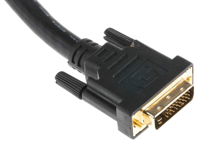 RS PRO DVI-Kabel A DVI-D Dual Link - Stecker B DVI-D Dual Link - Stecker, 10m PVC Schwarz
