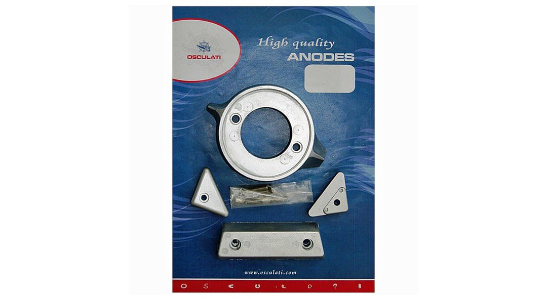 Osculati Anoden-Set Volvo 290 - erhältlich als Zink-, Aluminium- oder Magnesium-Anode, Aluminium