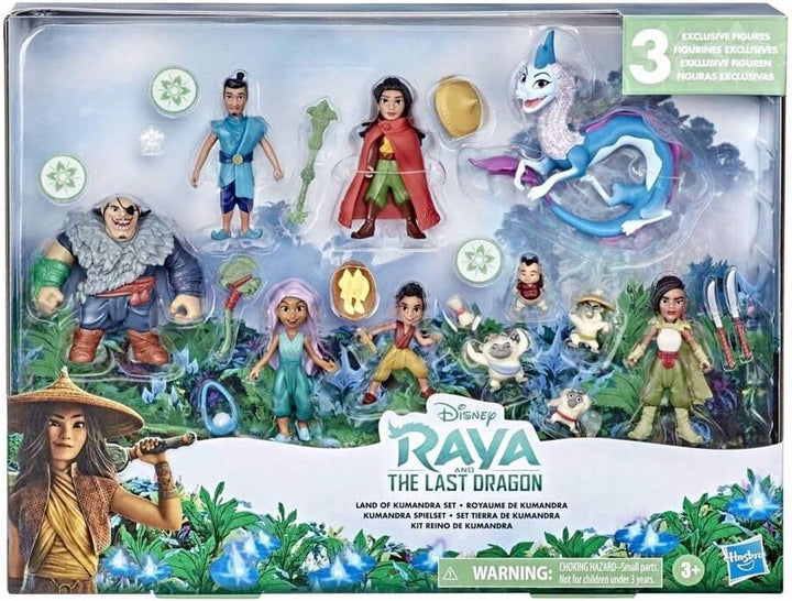 Raya und der letzte Drache Land of KUMANDRA Seltenes Spezial Box Set mit 11 Figuren aus dem Disney F