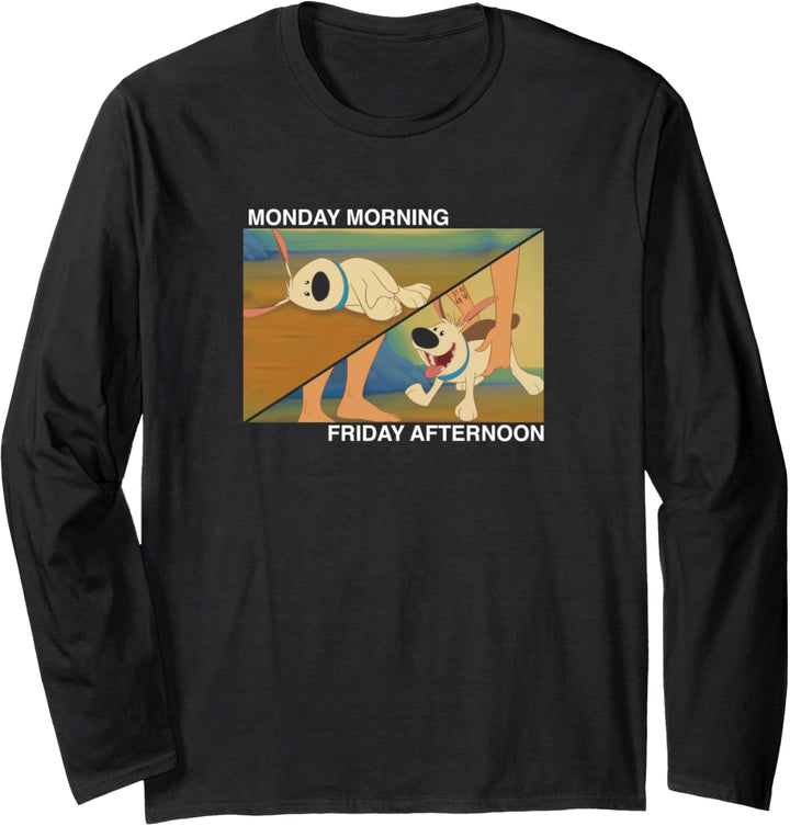 Disney Mulan Little Brother Monday Morning Friday Afternoon Langarmshirt