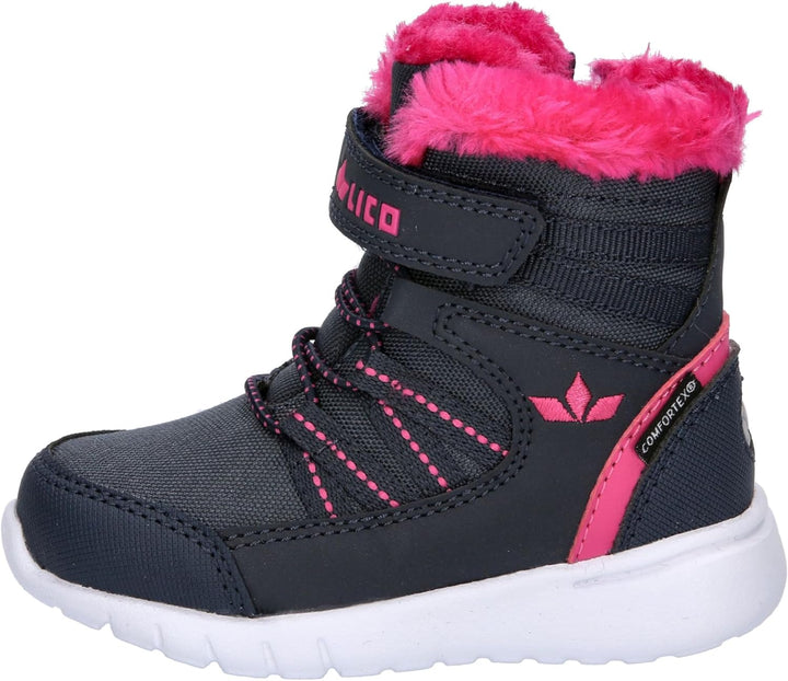 Lico Unisex Kinder Shalby Vs Sneaker 24 EU Marine Pink, 24 EU Marine Pink
