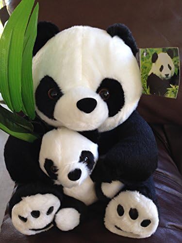 Aurora World Miyoni Panda Bear with Cub Plush, 15 by World