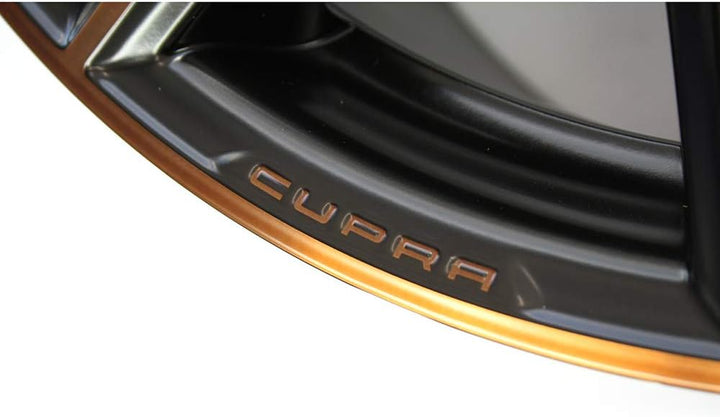 Seat 575601025ANXEB Aluminiumfelge 19 Zoll Tuning Leichtmetallfelge Sport Felge Schwarz/Kupfer Cupra