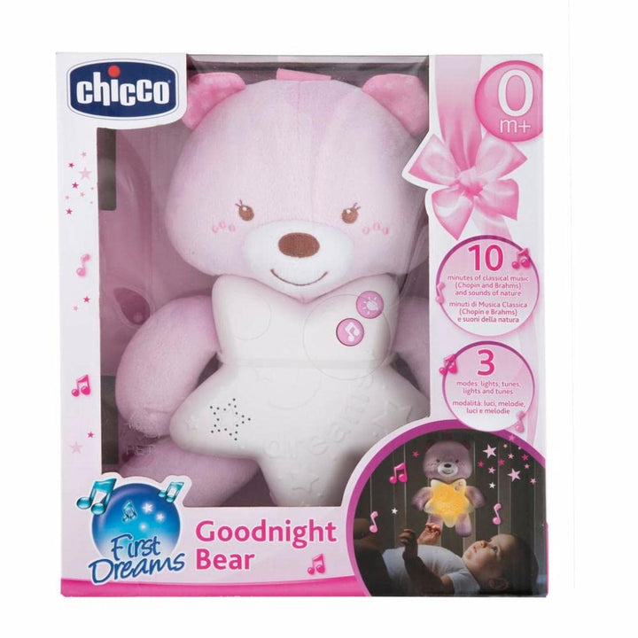 Chicco 00009156100000 Gute Nacht Bärchen, rosa, Rosa