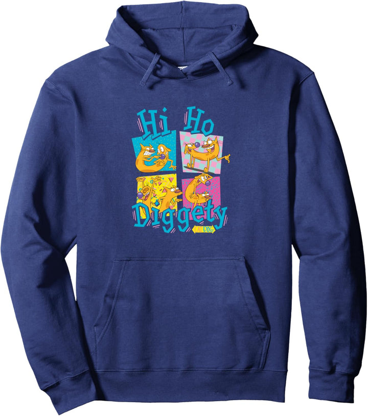 CatDog Hi Ho Diggety Retro Pullover Hoodie