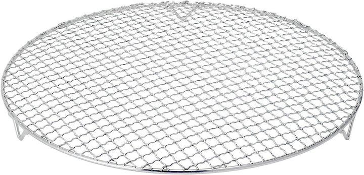 Edelstahl Grillrost Rund Mit 2cm Füssen Ø10-42.5cm - Universelles Kochgitter Für Heissluftfritteusen