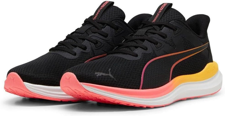 PUMA Unisex Reflect Lite Trail Road Running Shoe 37.5 EU Puma Black Sun Stream, 37.5 EU Puma Black S