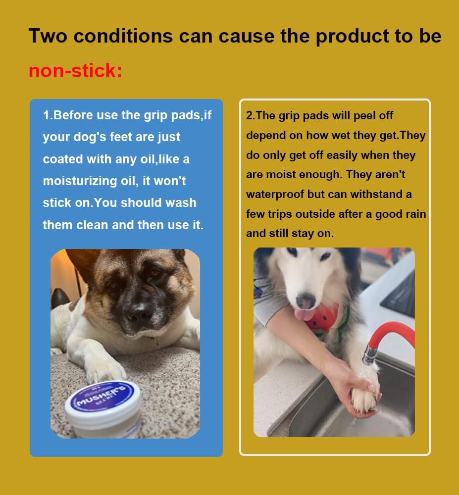 Phaechild Anti-Rutsch Hunde Pfotenschutz,von Ausrutschen auf rutschigen Böden,ungiftig,Brace für sch