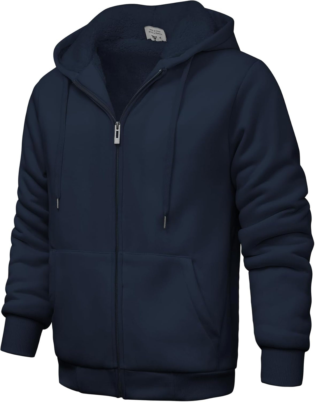 SwissWell Herren Fleecejacke Full Zip Kapuzenjacke Winter Sweatjacke mit Kapuze Gefütterte Hoodie Mä