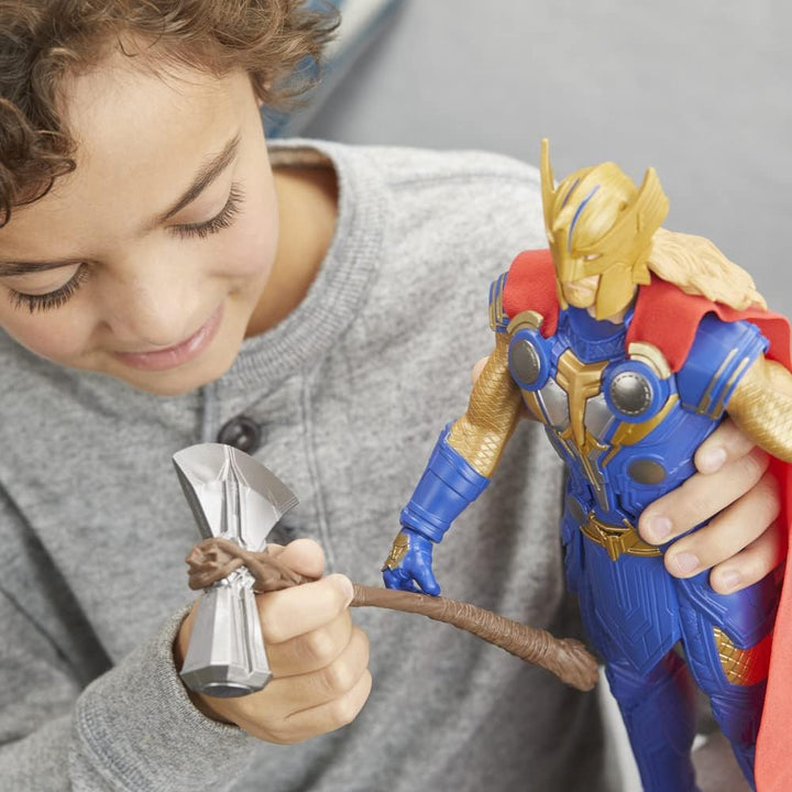 Marvel Studios' Thor: Love and Thunder Stormbreaker Strike Thor-Spielfigur, elektronische Figur 30 c
