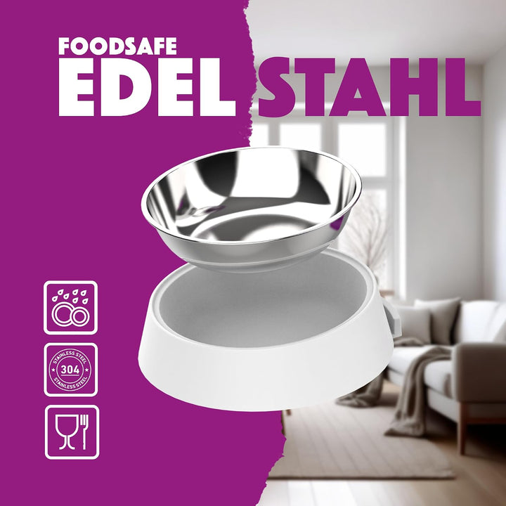 Petrebels Futterautomat Katze, Programmierbar, Mit Sprachaufnahme, 4 Liter, Touchscreen, Food-Expres