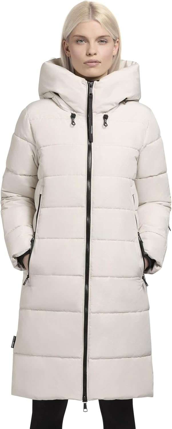 khujo - Damen - Wintermantel - Jilias 4 XS Jilias5-Cotton-Cream, XS Jilias5-Cotton-Cream