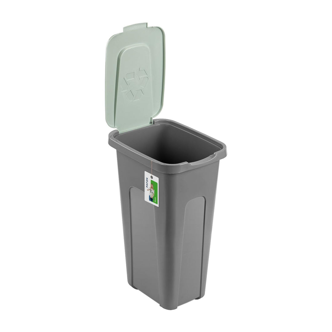 PAFEN Grosser Mülleimer 30l mit Deckel – 5er Set Abfallbehälter 550 x 275 x 370mm - Abfalleimer für