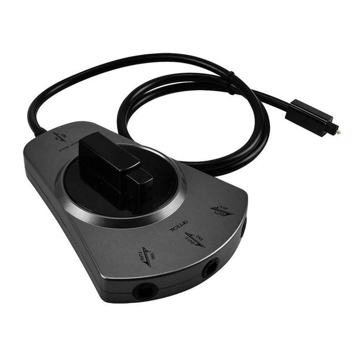 EMK Optisches Kabel Splitter 1in zu 3out Optisches Audiokabel Splitter 3 Ports Digitales Toslink Kab