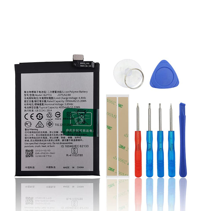 SwarKing Ersatz Akku BLP731 Kompatibel mit Oppo Realme 5 Pro RMX1971 with Toolkit