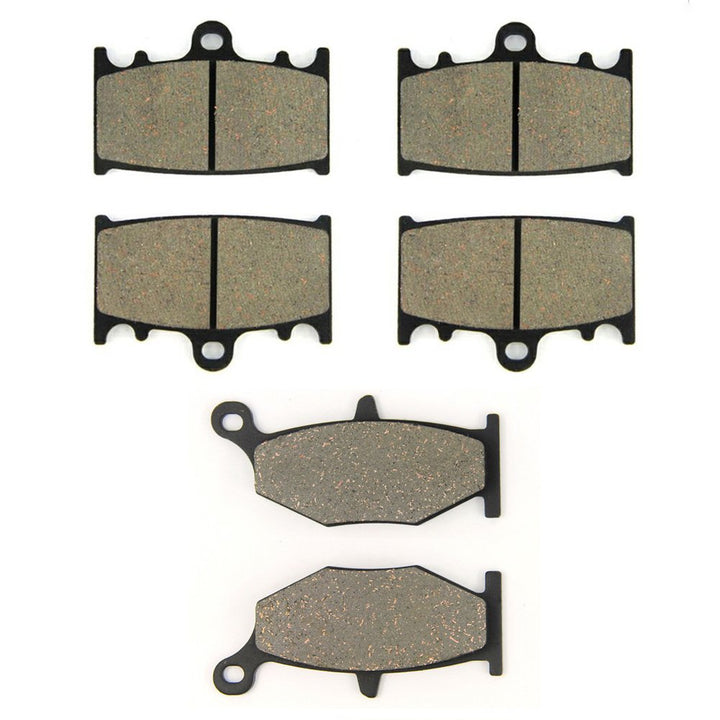 SOMMET Motorrad Bremsbeläge Vorne + Hinten für Suzuki GSR 600 K (06-10) / GSR 400 K (06-08)